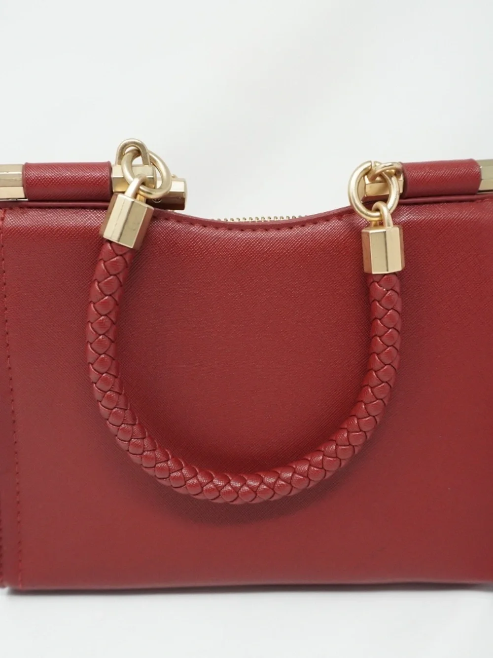 Bebe Yolanda Small Saffiano Shopper